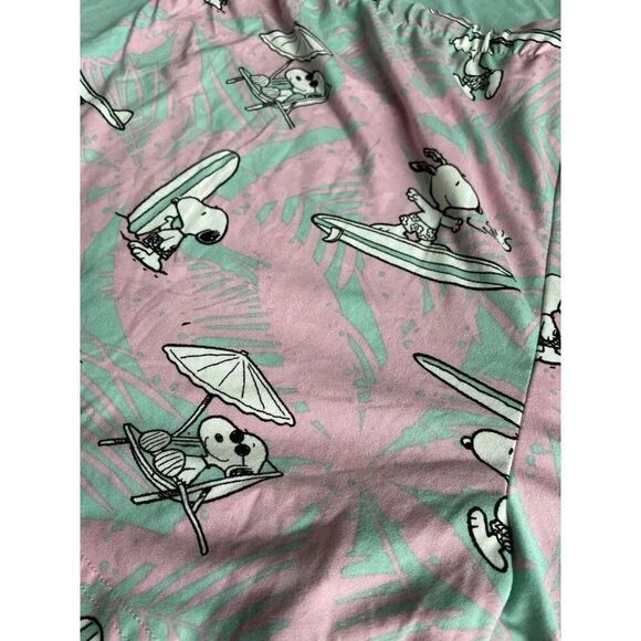 Munki Munki Snoopy Peanuts Women’s Sz 1X Pajama Pj Set Summer Tank & Shorts NEW - Picture 12 of 12